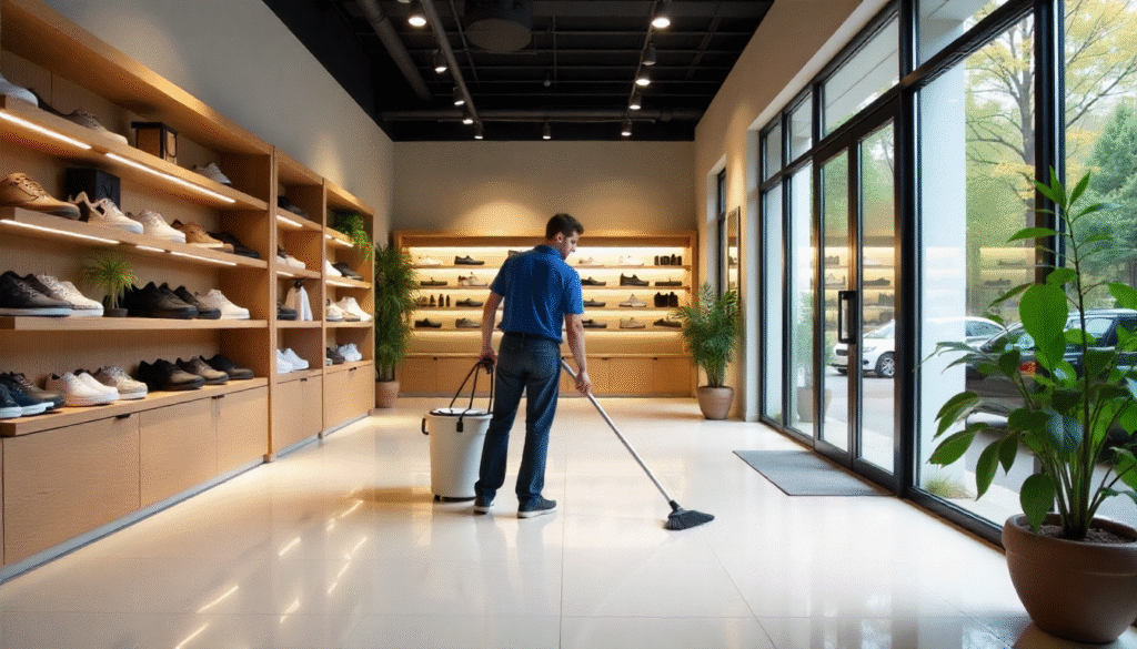 Professionelle Einzelhandelsreinigung in Bühl für saubere Verkaufsflächen
